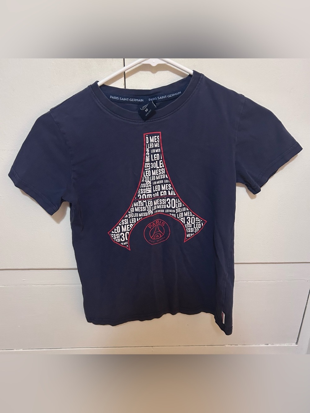 Messi shirt size boys small 10